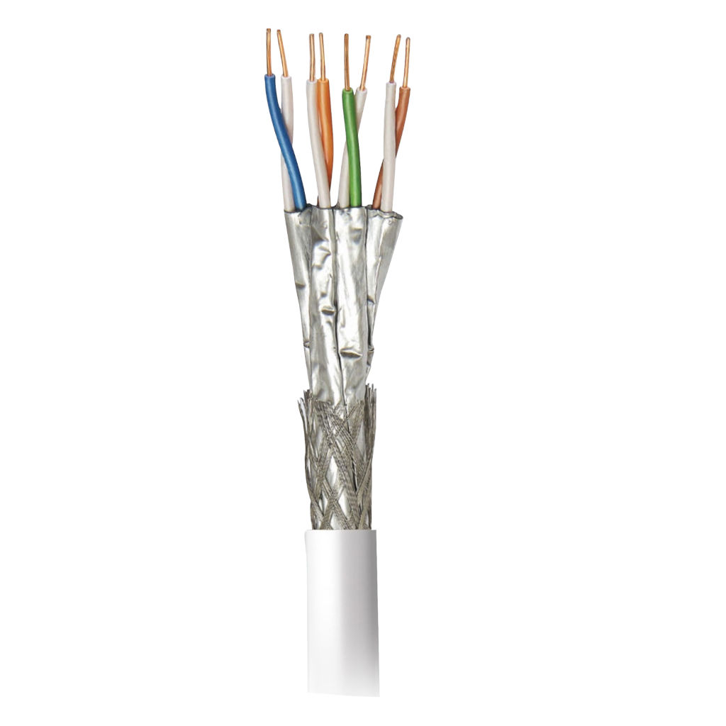 Экранированная витая пара 7 категории с медными проводниками для сетей 10 Gigabit Ethernet - Televes 219101