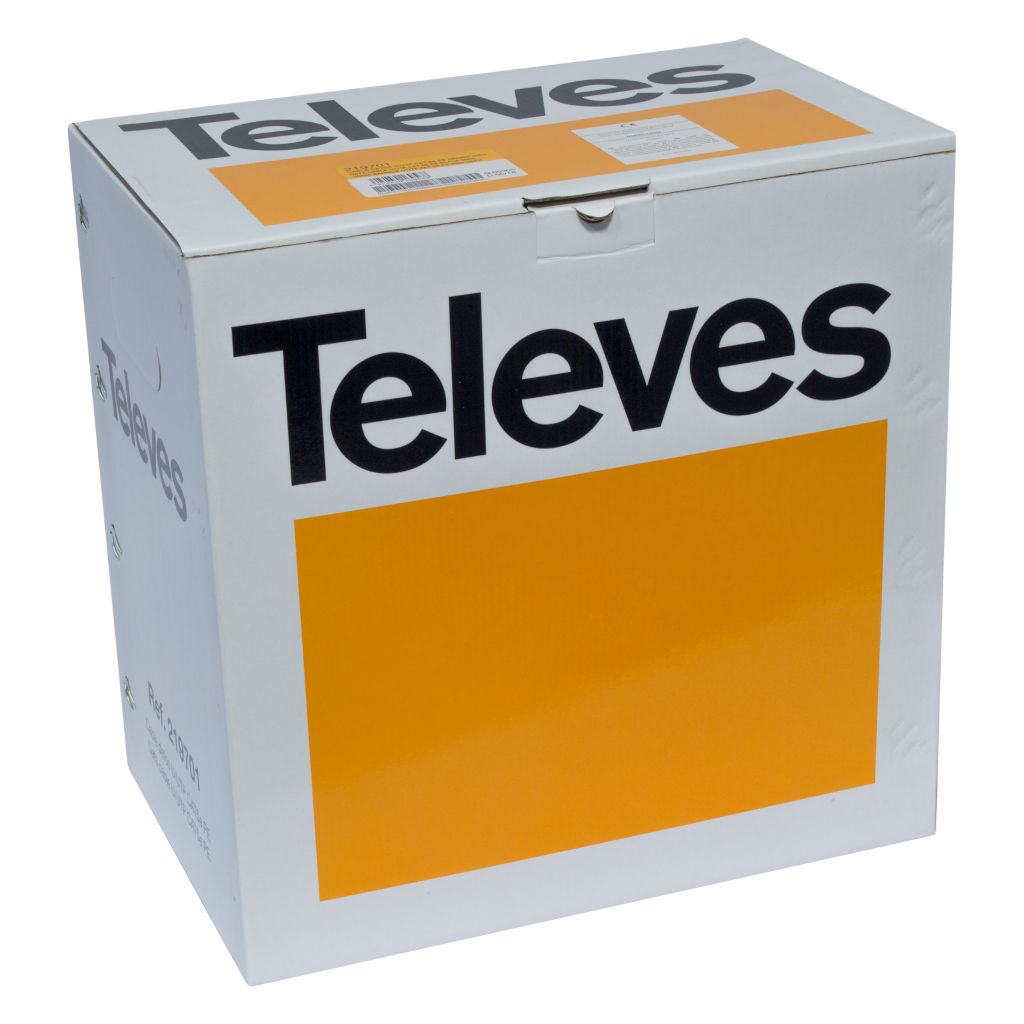 Кабель витая пара 5E категории с медными проводниками для сетей Ethernet - Televes 219701